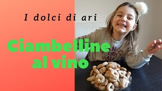 Ciambelline al vino Rosso 🍩 🍩  I Dolci di Ari  😋😋😋 [upl. by Anitnauq]