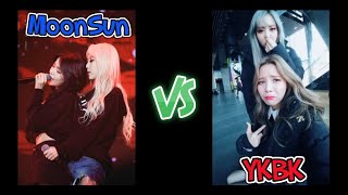 Two sides of Solar and Moonbyul Moonsun vs YKBK [upl. by Erdnaid]