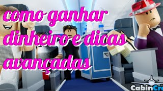 Cabine crew Simulator Como ganhar dinheiro e dicas avançadas  roblox [upl. by Alegnasor964]