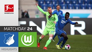 TSG Hoffenheim  VfL Wolfsburg  21  Highlights  Matchday 24 – Bundesliga 202021 [upl. by Coulombe]