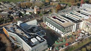 Ray Dolby Centre  Cavendish Laboratory  aerial view November 2021 [upl. by Adroj]