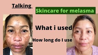 Talking my Skincare for Melasma and Darkspot with Eucerin and how long do I use [upl. by Ettennaj]