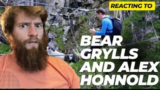 Climbing guide reacts to Bear Grylls and Alex Honnold [upl. by Spain203]