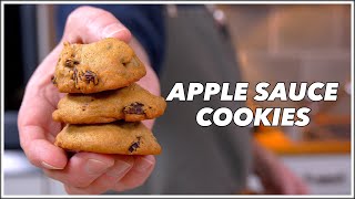 1938 Apple Sauce Cookies Recipe  Old Cookbook Show [upl. by Ardelle594]