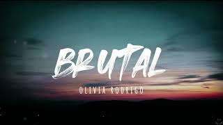 Olivia Rodrigo  brutal Lyrics [upl. by Onitrof701]