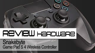 Snakebyte GAMEPAD 4 S Wireless Controller ★ Hardware Review ★ HD ★ German  Deutsch [upl. by Essie62]