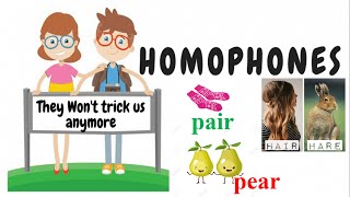 Homophones for Kids Easy Learning  English Grammar [upl. by Artus]