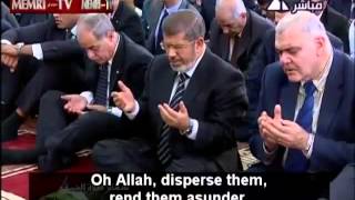 Israel  Egyptian President Morsi prays for the destruction of the Jews  Christians Nov 21 2012 [upl. by Mellisent35]