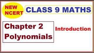 Class 9 Maths  Chapter 2 Introduction  Polynomials  New NCERT  Ranveer Maths 9 [upl. by Bull]