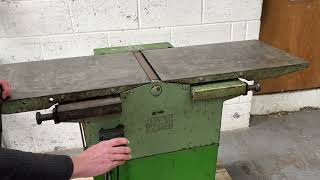 Spares or Repairs unbranded Planer Thicknesser 16amp [upl. by Ahsoet]