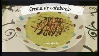 Crema de calabacín con queso [upl. by Addi]