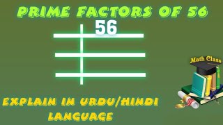 Prime Factors of 56  Prime Factorization [upl. by Hgieleak527]