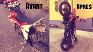 BETA 50CC STUNT TRANSFORMATION1 Début Barre de Stunt [upl. by Inaliak]