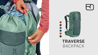 The new Traverse backpack series for mountaineers  ORTOVOX [upl. by Ilhsa928]