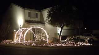 20132015 SeiNimate  Christmas Light Show FULL SHOW  Las Vegas [upl. by Naleag]