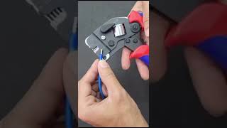 🔥SelfAdjusting Crimping Pliers for wire ferrules 97 53 09 [upl. by Arodaeht]