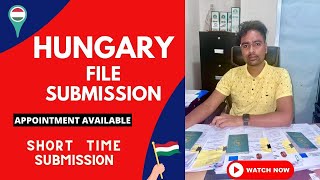 Hungary work permit visa file Submission and Appointment26082023 [upl. by Nedyrb]