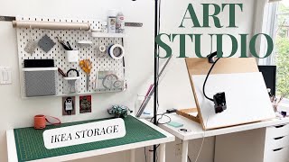 Inspiring Art Studio Using IKEA Products [upl. by Gelhar]