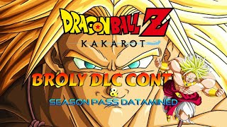 Dragon Ball Z Kakarot BROLY DLC Content amp Season Pass Datamined New Possible DLC [upl. by Noired]