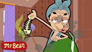 Its Time To CLEAN  Mr Bean Animated  Funny Clips  Cartoons for Kids [upl. by Paton937]