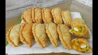 PASTEL  Fried Savory Pastry  Delicious  Ninik Becker [upl. by Nissensohn982]