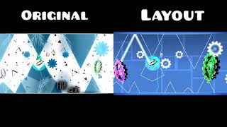 Original vs Layout  quotTenth Circlequot by DeniPol  Geometry Dash 21 [upl. by Nivri]