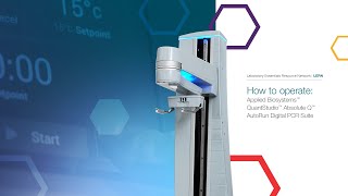 How to operate Applied Biosystems QuantStudio Absolute Q AutoRun Digital PCR Suite [upl. by Fem]