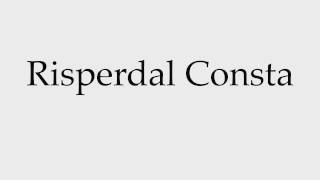 How to Pronounce Risperdal Consta [upl. by Esoj]