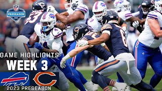 Buffalo Bills vs Chicago Bears  2023 Preseason Week 3 Game Highlights [upl. by Latini]