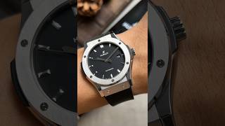 Hublot Classic Fusion Titanium Black dial 42mm Rubber Trap [upl. by Havens]