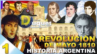 ⚔️ REVOLUCIÓN DE MAYO 1810 en 8 Minutos 🇦🇷  Resumen COMPLETO [upl. by Souvaine]