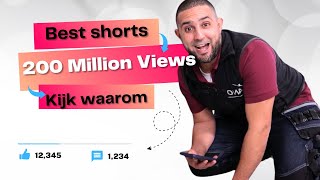 200 miljoen views behaald met mijn beste shortsvideos Kijk waarom Shorts [upl. by Orecic]