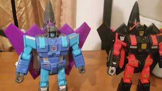 Transformers Universe Toys R Us Exclusive Darkwind and Walmart Exclusive Skyfall [upl. by Pilif545]