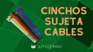 Cinchos de Plástico y Velcro para Sujetar Cables con facilidad │Slim Company [upl. by Maurie]