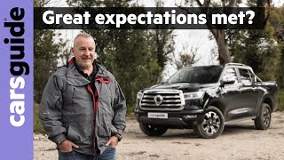 2022 GWM Ute Cannon X review Flagship Great Wall 4WD dual cab pickup put to the test off road [upl. by Wanonah988]