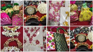 Sowcarpet Flower jewellery Hair Bunamp Accessories and Return Gift Bags with price [upl. by Ellebana552]