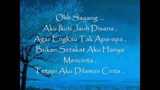 Chomel ft Jumali quotLamunan Cinta quot lirik [upl. by Geffner]