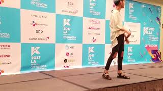 EDWARD AVILA quotSTAYquot PERFORMANCE KCON LA 2017 [upl. by Nywled995]