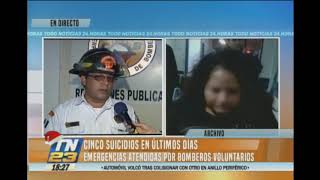 Cinco suicidios se han registrado en los últimos días [upl. by Fosque390]