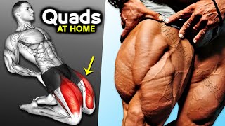 Quadriceps Workout At Home With Dumbbells  No Equipment [upl. by Danaher]