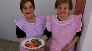 How to make sagne torte with meatballs from Puglia  Pasta Grannies [upl. by Erline]