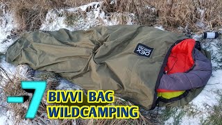 BIVVI BAG WILD CAMPING IN 7 Temperatures [upl. by Kier]