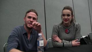 Iain De Caestecker amp Elizabeth Henstridge Interview for Agents of SHIELD at Wonderocn [upl. by Melton]