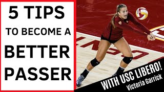 5 TIPS TO BECOME A BETTER PASSER  USC Libero Victoria Garrick [upl. by Ire]