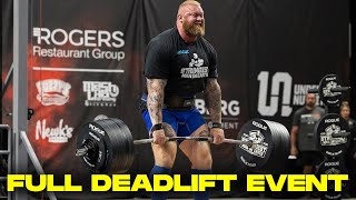 2024 STRONGEST MAN ON EARTH FULL DEADLIFT EVENT [upl. by Lebasile]