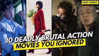 Top 10 Super Intense Action Movies In HinEng  Movies like John Wick [upl. by Eillor610]