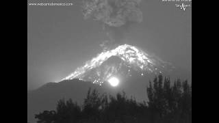 Espectacular Volcán Popocatépetl 26 de marzo 2019 vista Amecameca [upl. by Harvard]