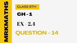 Class 9th  Question  14  Ex  24  Ch  2 Polynomials  NCERT CBSE  MRKMathsin class9thmaths [upl. by Nybor405]