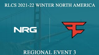 NRG vs FaZe  RLCS 202122 Winter North America  The General NRG vs FaZe Clan  20 February 2022 [upl. by Earley]