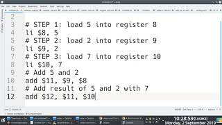 Illustration MIPS Assembly Language Adding Multiple Operands in MIPS [upl. by Jeff316]